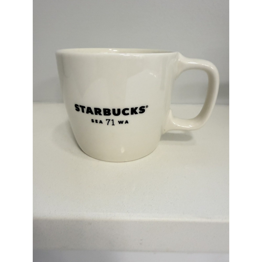 Starbucks Sea 71 WA Coffee or Tea Cup Seattle Washington White Mug